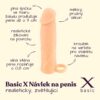 BASIC X Realistický zvětšující návlek na penis S - tělový