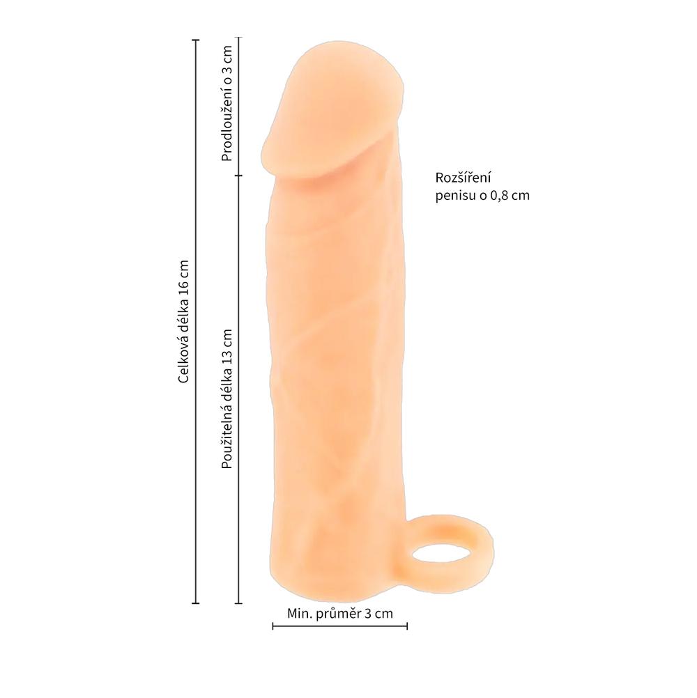 BASIC-X-Realisticky-zvetsujici-navlek-na-penis-S-telovy-4 BASIC X Realistický zvětšující návlek na penis S - tělový