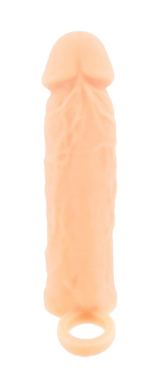 BASIC-X-Realisticky-zvetsujici-navlek-na-penis-S-telovy-6 BASIC X Realistický zvětšující návlek na penis S - tělový