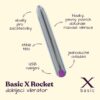 BASIC X Rocket - dobíjecí vibrátor