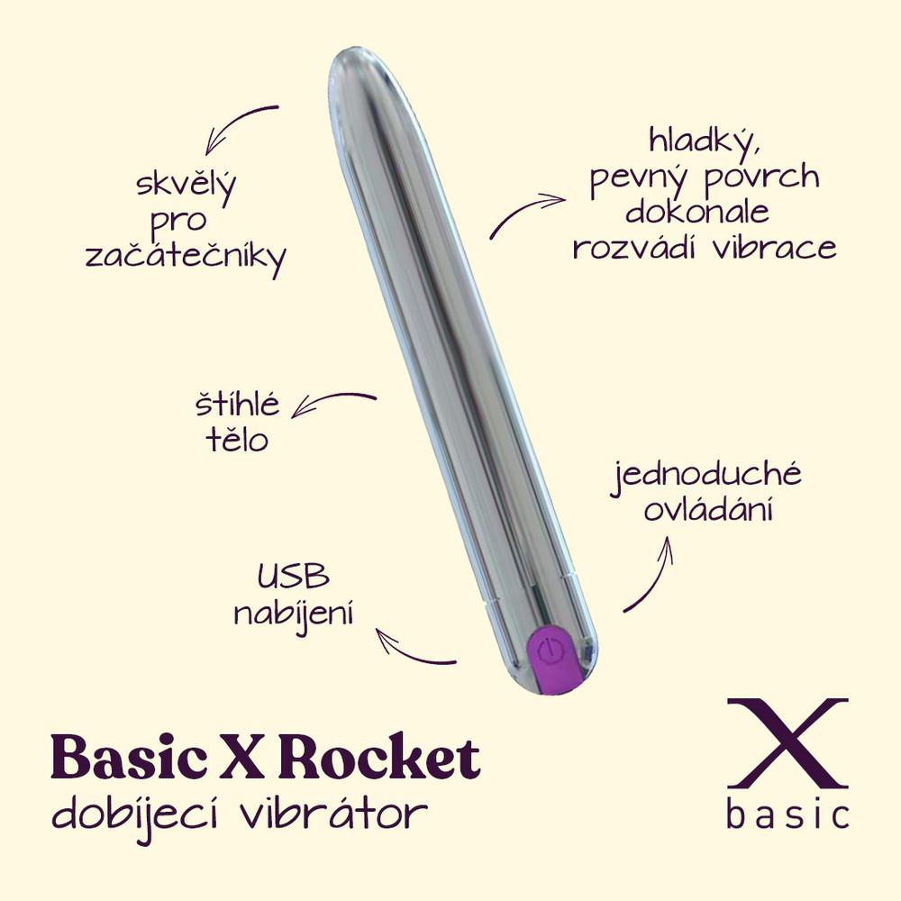 BASIC-X-Rocket-dobijeci-vibrator-2 BASIC X Rocket - dobíjecí vibrátor