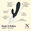 BASIC X Selina Rabbit vibrátor černý