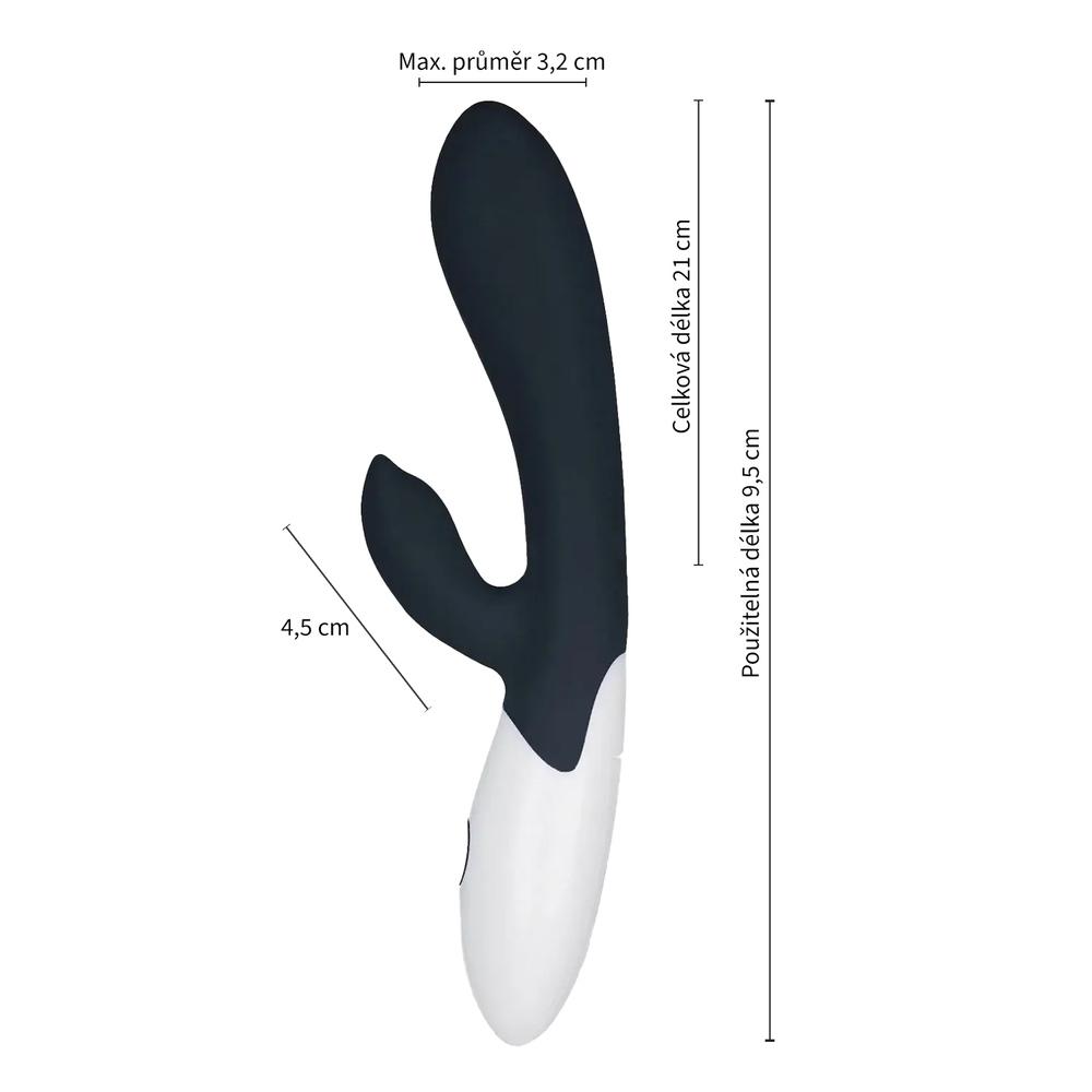 BASIC-X-Selina-Rabbit-vibrator-cerny-4 BASIC X Selina Rabbit vibrátor černý