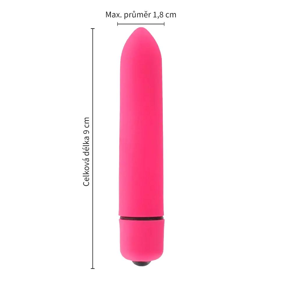 BASIC-X-Sharp-Bullet-minivibrator-ruzovy-4 BASIC X Sharp Bullet minivibrátor růžový