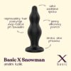 BASIC X SnowMan - silikonový anální kolík
