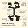 BASIC X Softy - základní poutací bondage sada 4-dílná