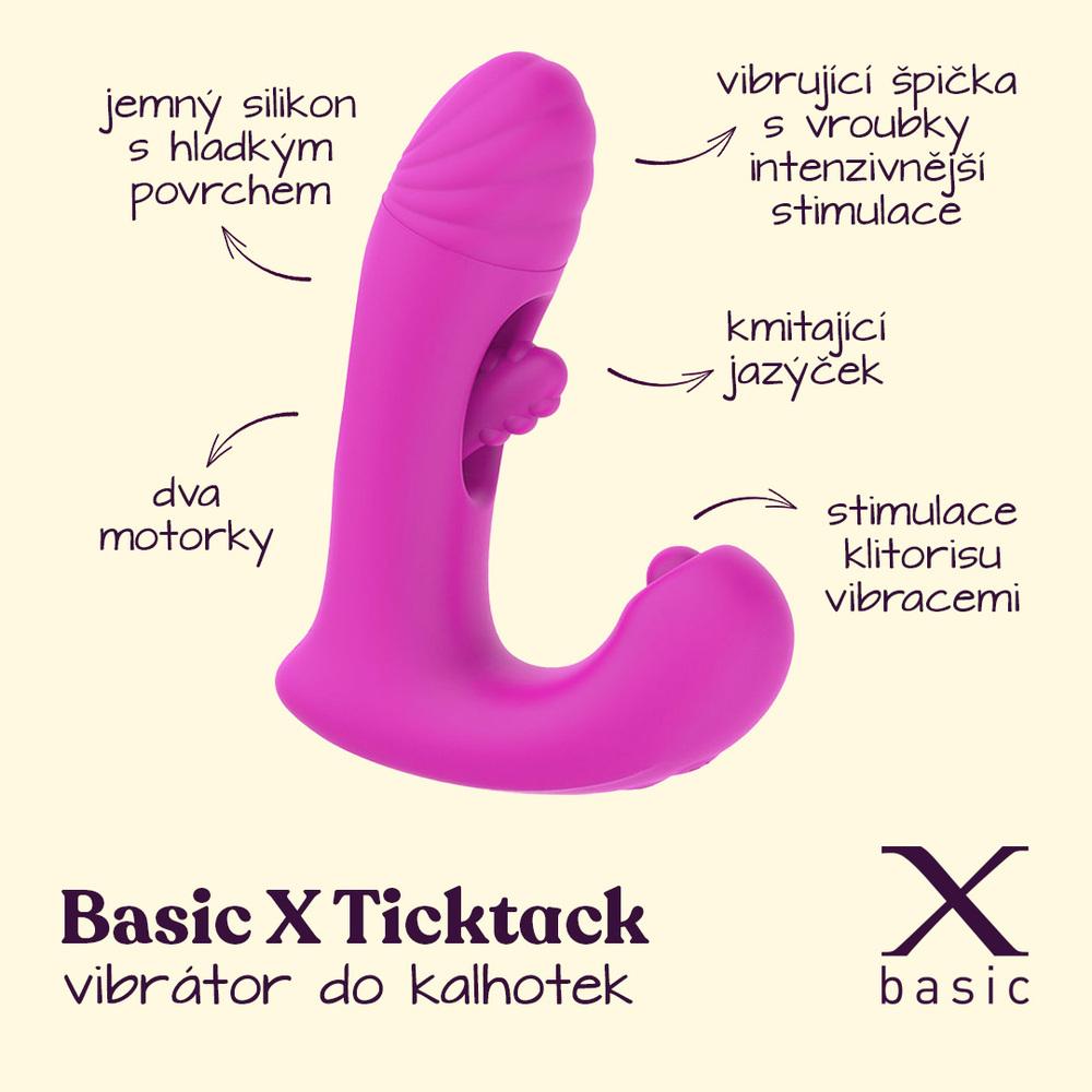 BASIC-X-TickTack-vibrator-do-kalhotek-ruzovy-2 BASIC X TickTack vibrátor do kalhotek růžový