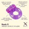 BASIC X Vibrační erekční kroužek - růžový