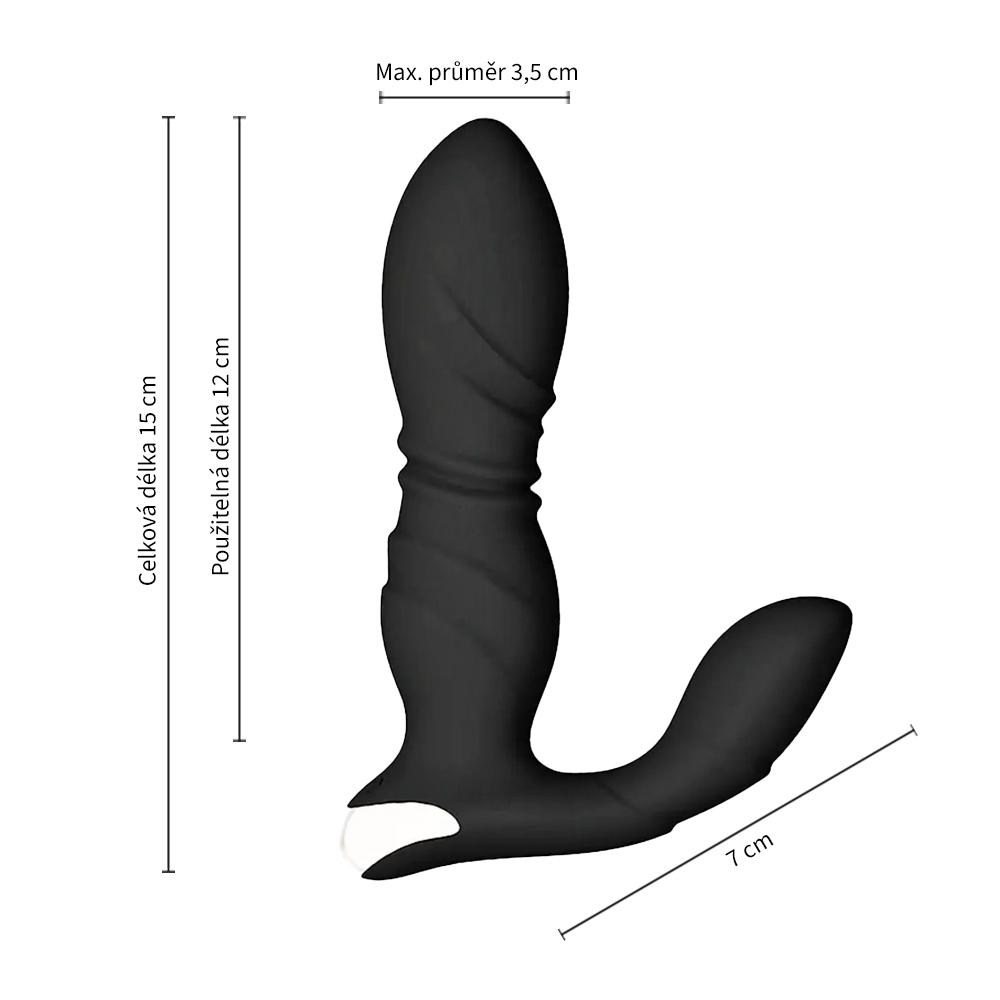 BASIC-X-Will-stimulator-prostaty-na-dalkove-ovladani-cerny-4 BASIC X Will stimulátor prostaty na dálkové ovládání černý