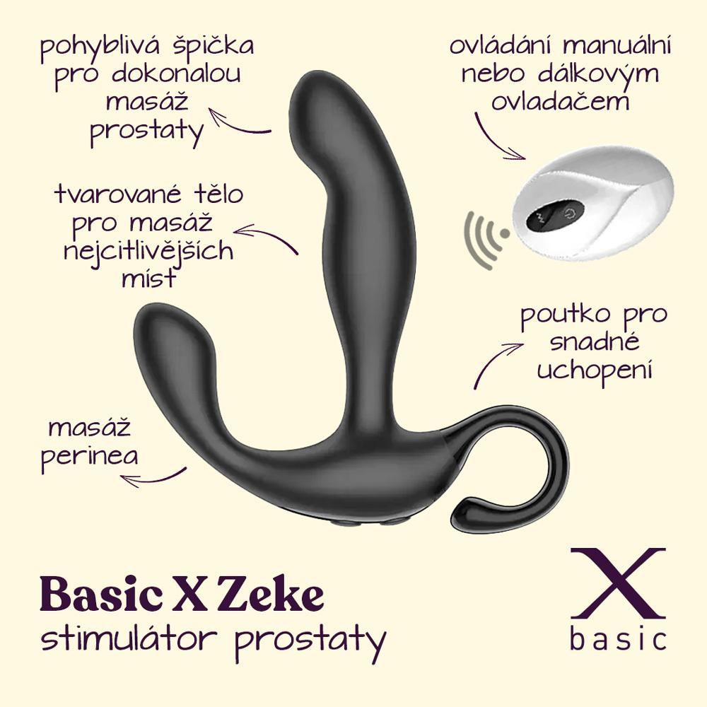 BASIC-X-Zeke-stimulator-prostaty-na-dalkove-ovladani-cerny-2 BASIC X Zeke stimulátor prostaty na dálkové ovládání černý