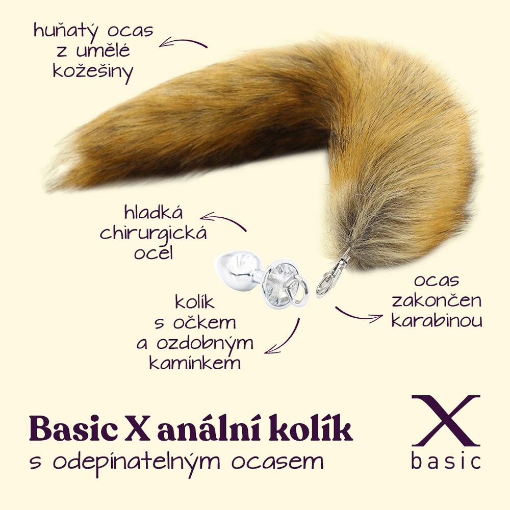BASIC-X-kovovy-analni-ocas-analni-kolik-s-odepinatelnym-ocasem-hnedy-2 BASIC X kovový anální ocas - anální kolík s odepínatelným ocasem hnědý