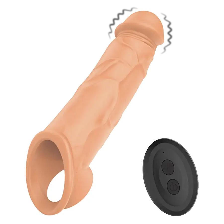 BASIC-X-vibracni-navlek-na-penis-telovy BASIC X vibrační návlek na penis tělový