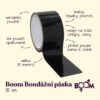 BOOM Bondážní páska 15 m - černá