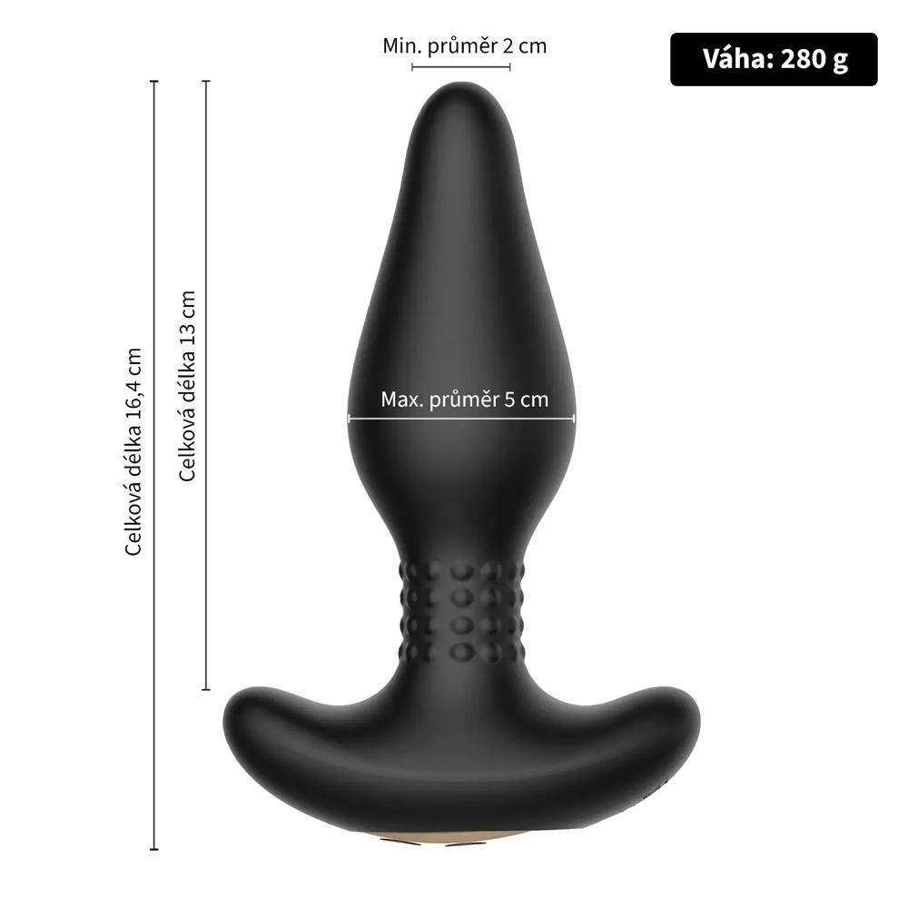 BOOM-Carl-vibracni-analni-kolik-na-dalkove-ovladani-cerny-4 BOOM Carl vibrační anální kolík na dálkové ovládání černý