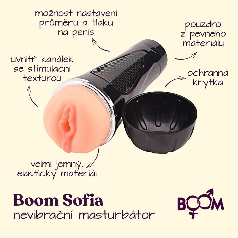 BOOM-Sofia-nevibracni-masturbator-telovy-s-nastavitelnym-prumerem-2 BOOM Sofia nevibrační masturbátor tělový s nastavitelným průměrem