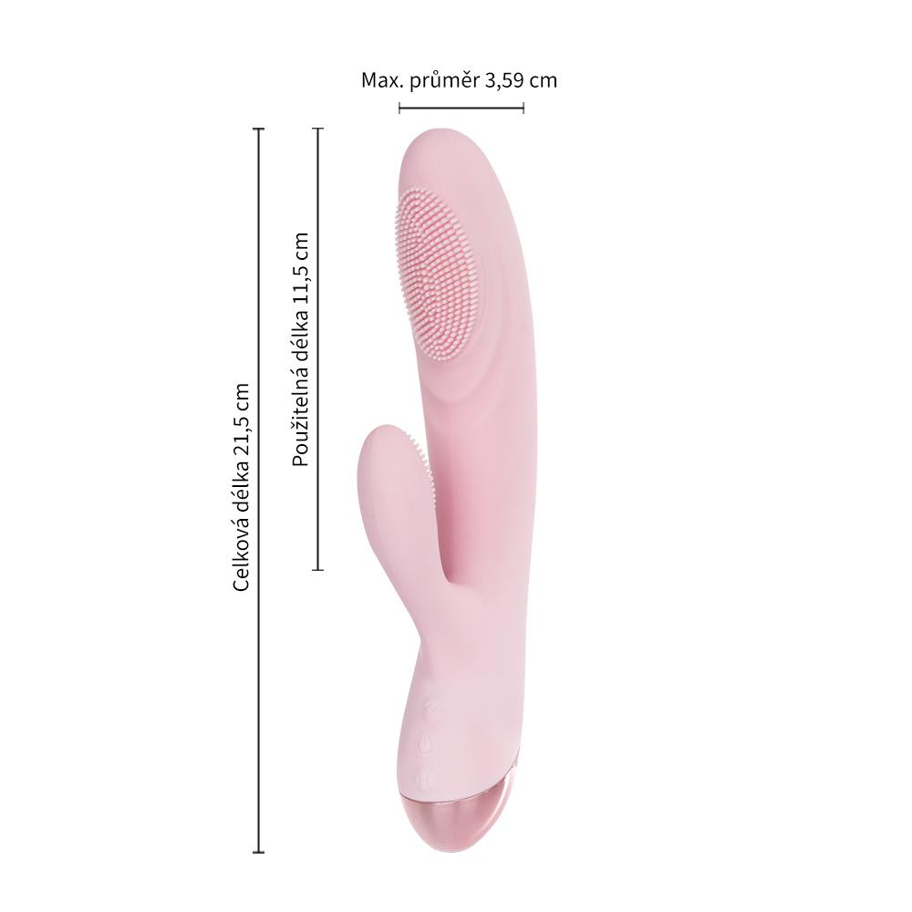 BOOM-The-Queen-rabbit-vibrator-ruzovy-4 BOOM The Queen rabbit vibrátor růžový