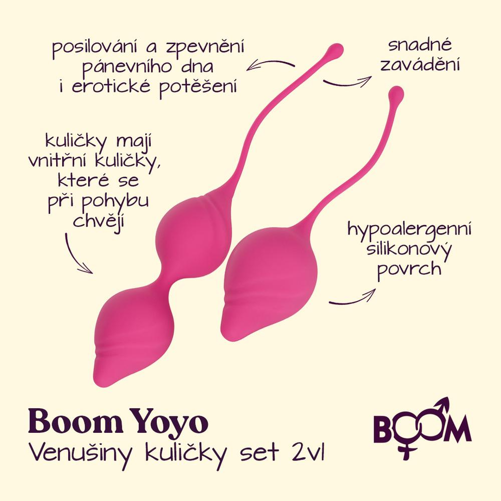 BOOM-Yoyo-Venusiny-kulicky-set-2v1-ruzovy-2 BOOM Yoyo Venušiny kuličky set 2v1 růžový