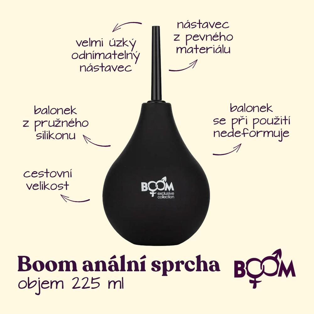 BOOM-analni-sprcha-cerna-2 BOOM anální sprcha černá