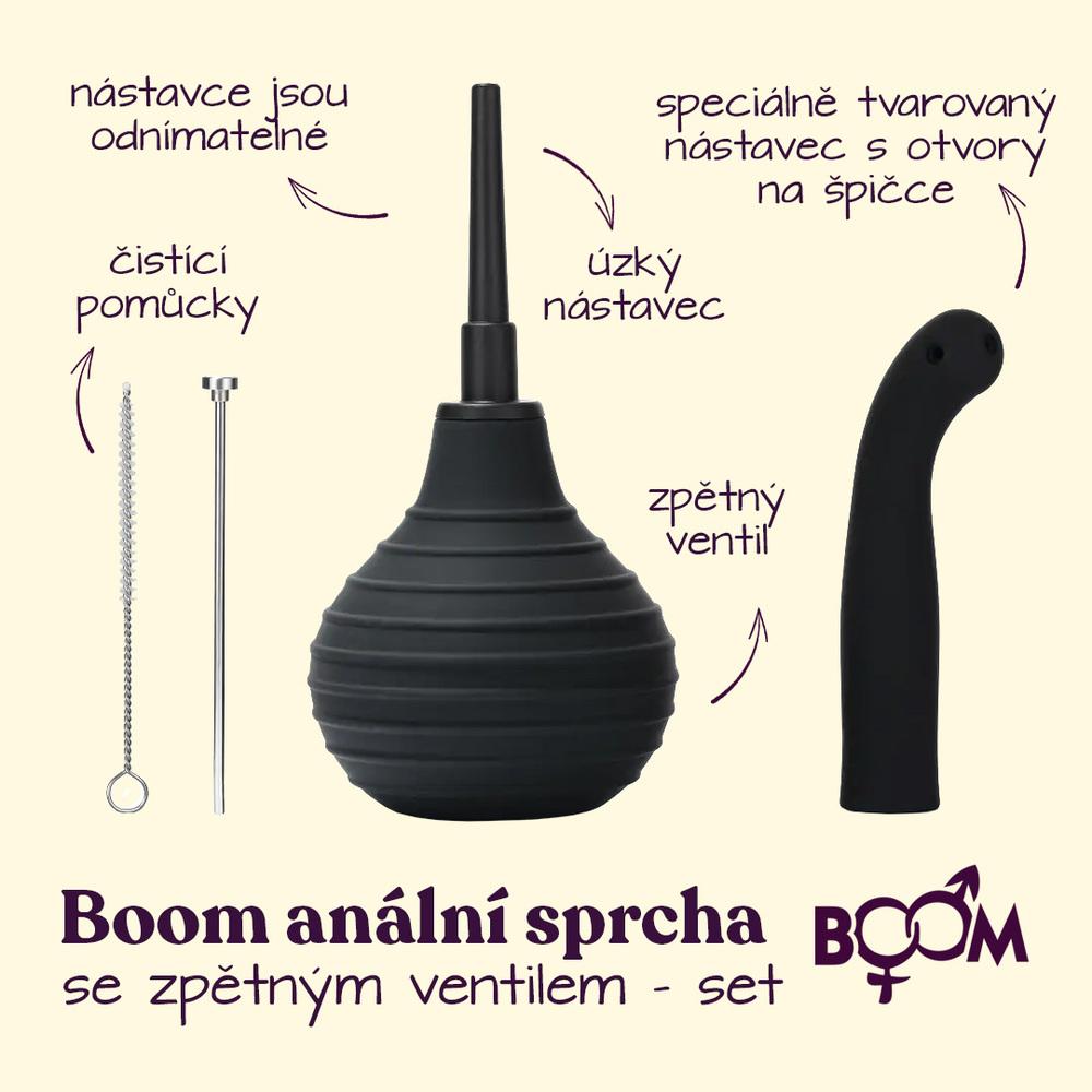BOOM-analni-sprcha-se-zpetnym-ventilem-sada-2 BOOM anální sprcha se zpětným ventilem - sada