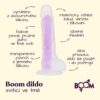BOOM silikonové dildo svítící ve tmě fialové