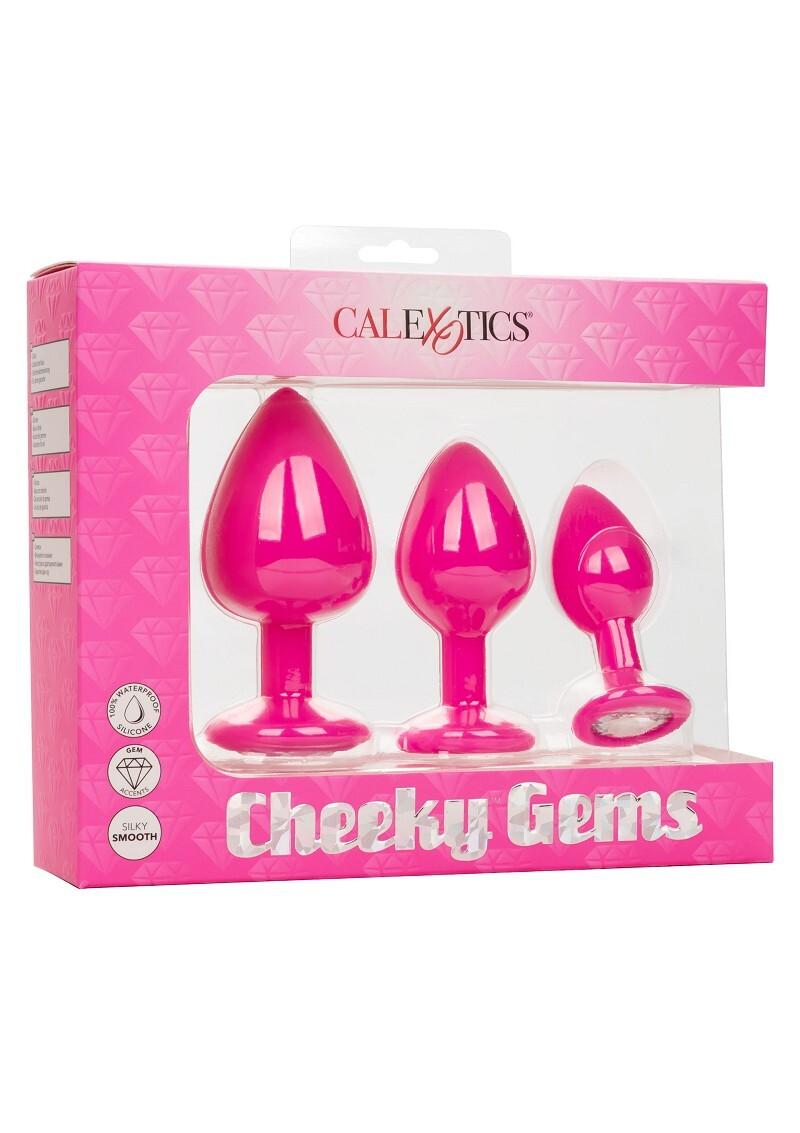 Cheeky-Gems-sada-analnich-koliku-ruzova-14 Cheeky Gems sada análních kolíků - růžová
