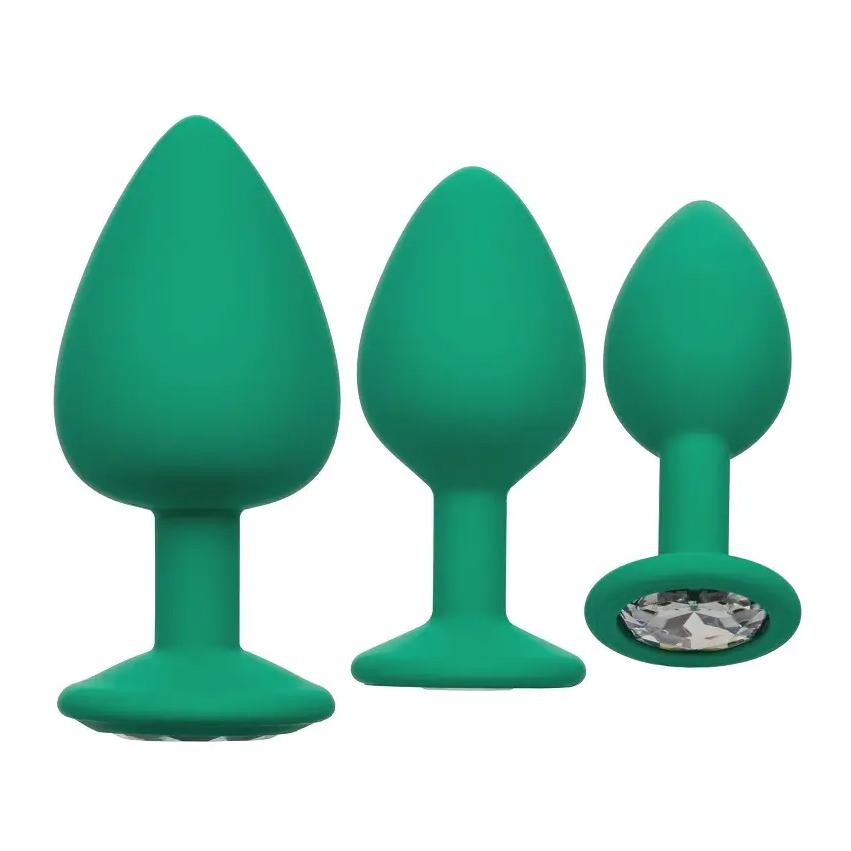 Cheeky-Gems-sada-analnich-koliku-zelena Cheeky Gems sada análních kolíků - zelená