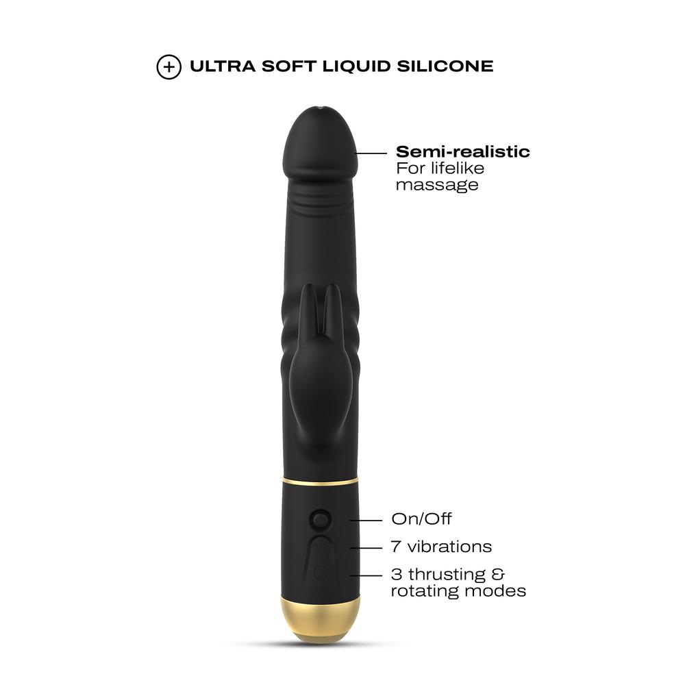 DORCEL-Furious-rabbit-2.0-vibrator-cerny-8 DORCEL Furious rabbit 2.0 vibrátor - černý