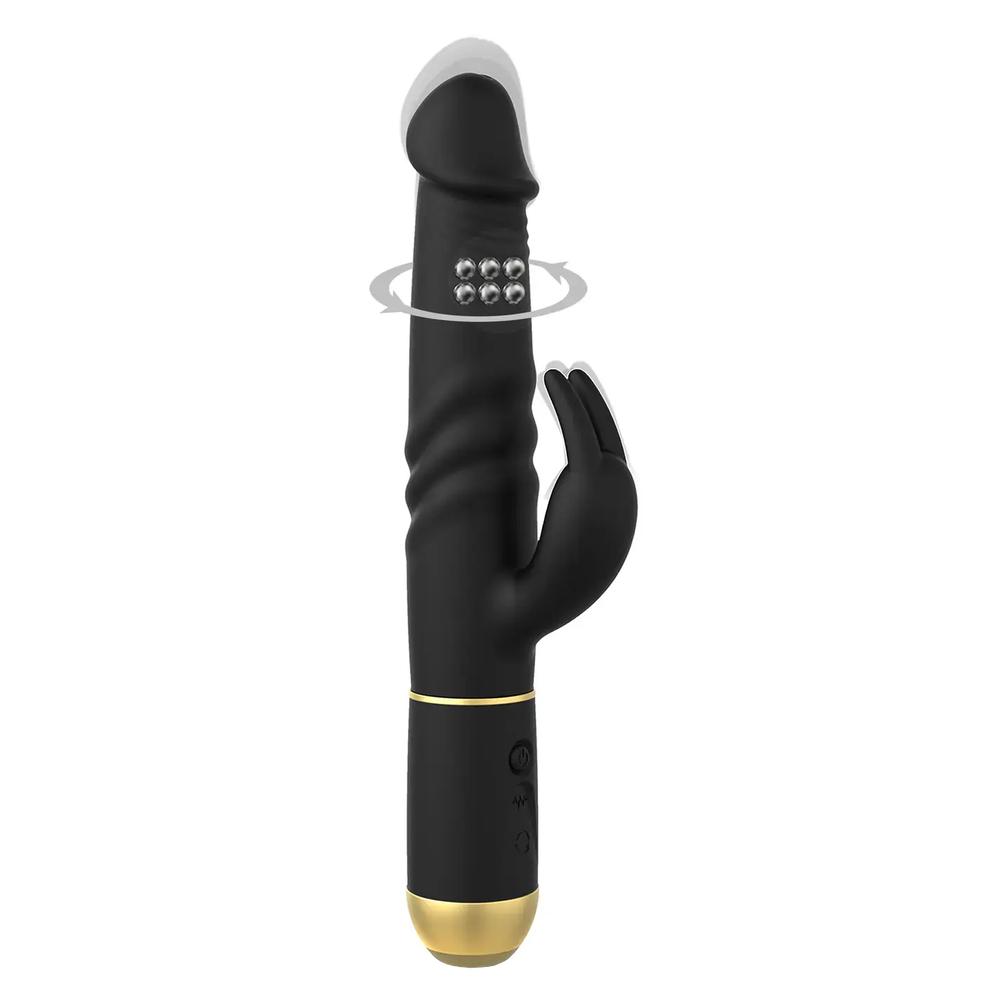DORCEL-Furious-rabbit-2.0-vibrator-cerny DORCEL Furious rabbit 2.0 vibrátor - černý