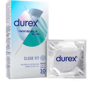 DUREX kondomy Invisible Slim 10 ks