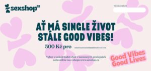 Dárkový poukaz pro singles v hodnotě 500 Kč