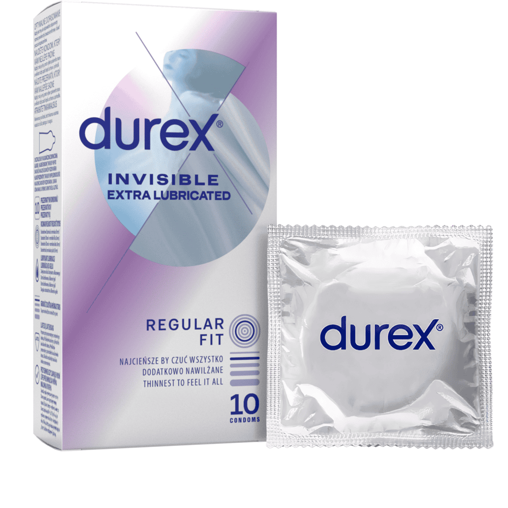 Durex-Invisible-Extra-Lubricated-kondomy-10ks Durex Invisible Extra Lubricated kondomy 10ks