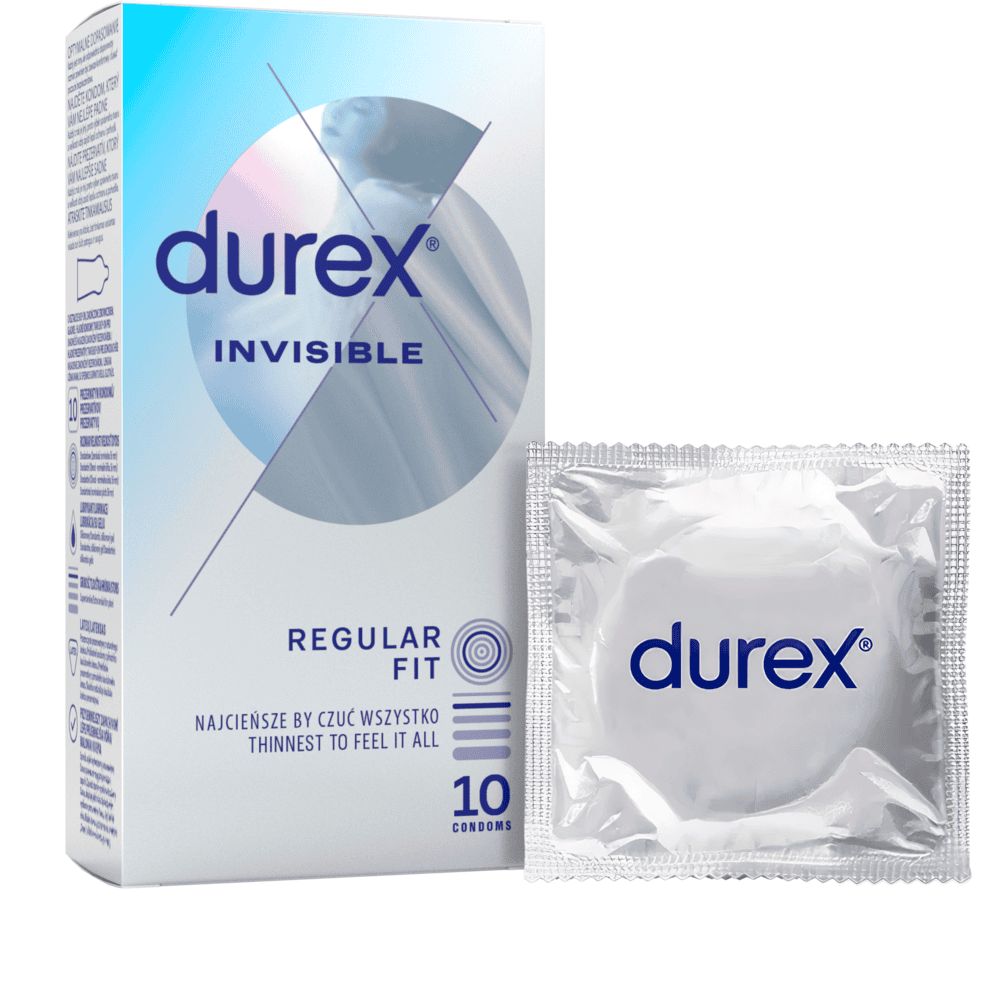 Durex-Invisible-kondomy-10-ks Durex Invisible kondomy 10 ks
