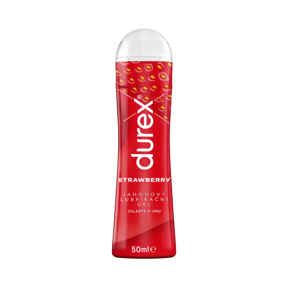Durex-Strawberry-lubrikacni-gel-50-ml Durex Strawberry lubrikační gel 50 ml