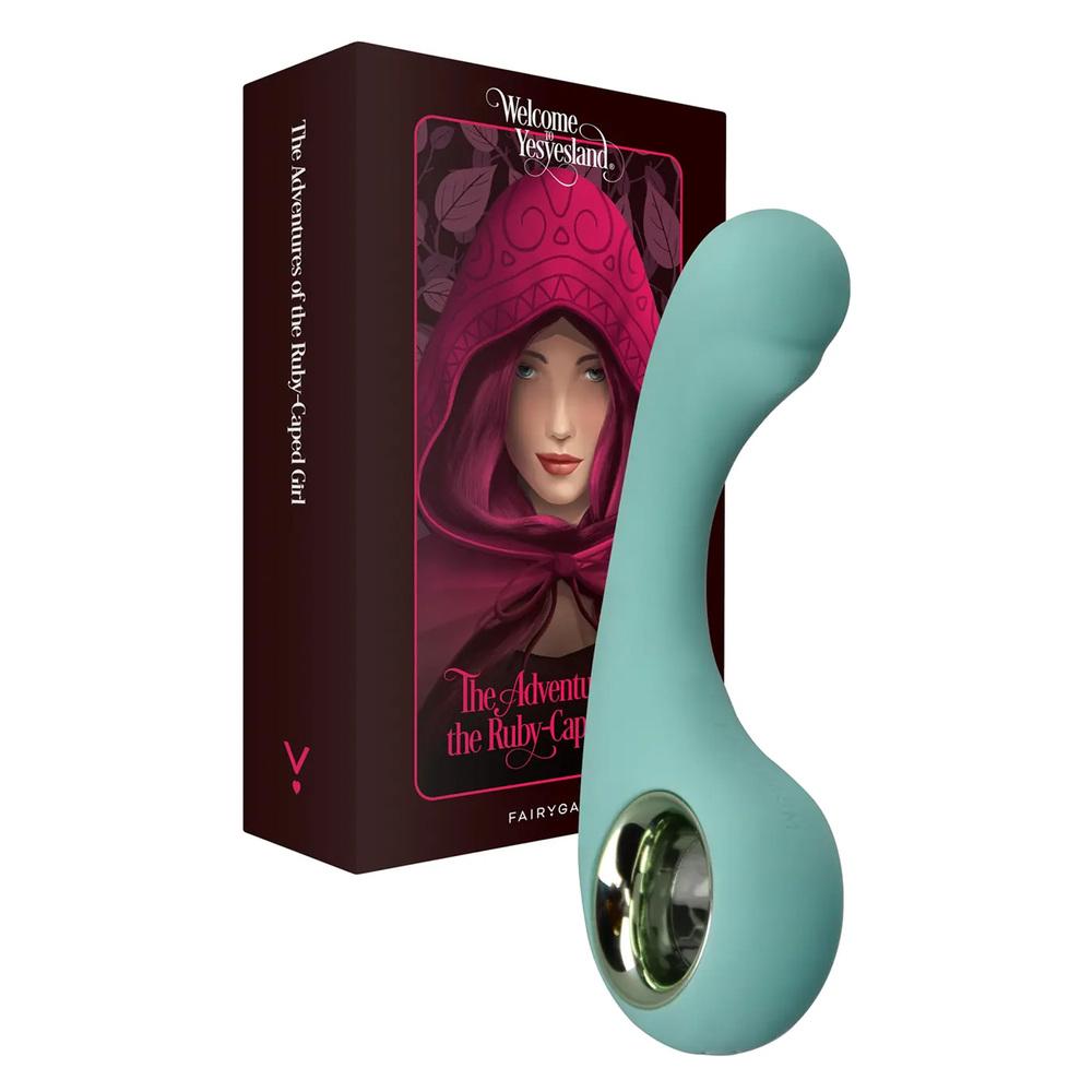 FairyGasm-BraveryAward-vibrator-zeleny FairyGasm BraveryAward vibrátor - zelený