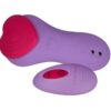 FairyGasm HeartGem vibrátor do kalhotek - fialový