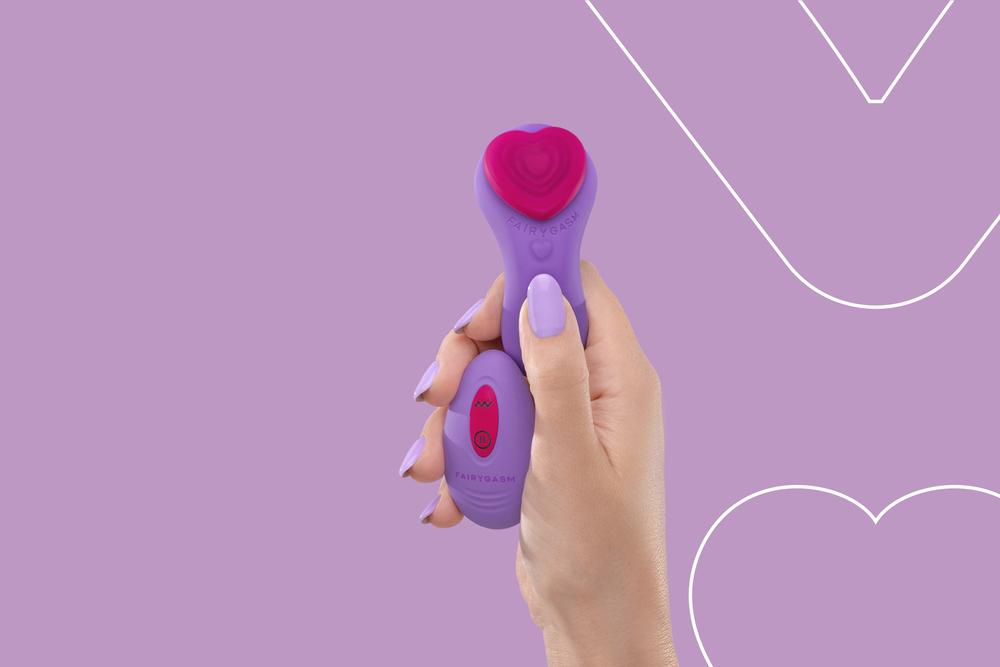 FairyGasm-HeartGem-vibrator-do-kalhotek-fialovy-4 FairyGasm HeartGem vibrátor do kalhotek - fialový