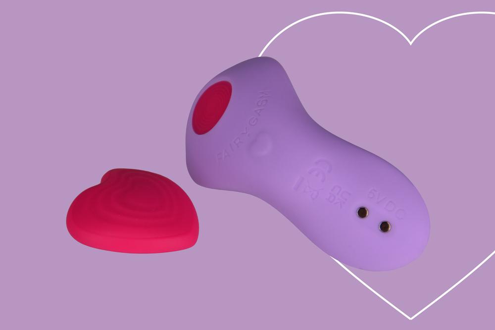 FairyGasm-HeartGem-vibrator-do-kalhotek-fialovy-6 FairyGasm HeartGem vibrátor do kalhotek - fialový