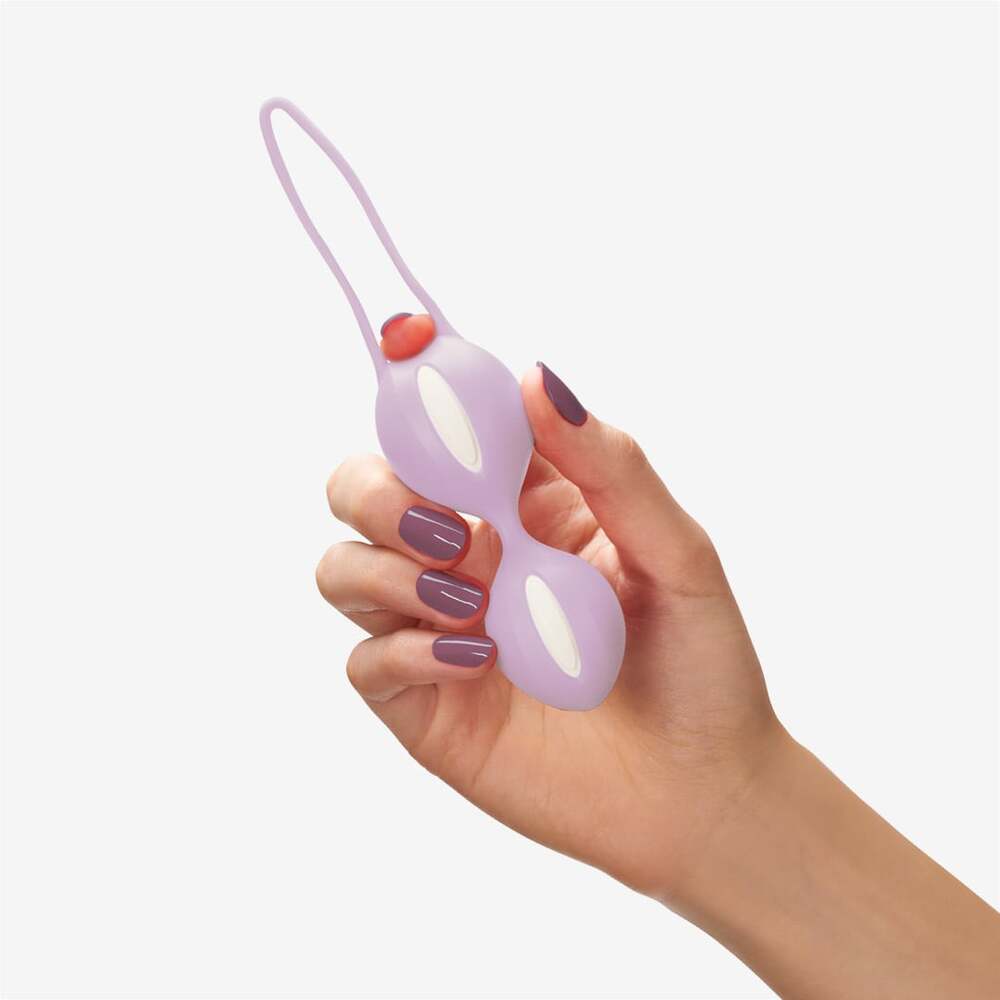 Fun-Factory-Smartballs-Duo-venusiny-kulicky-Whitepastel-lilac-2 Fun Factory Smartballs Duo venušiny kuličky - White/pastel lilac