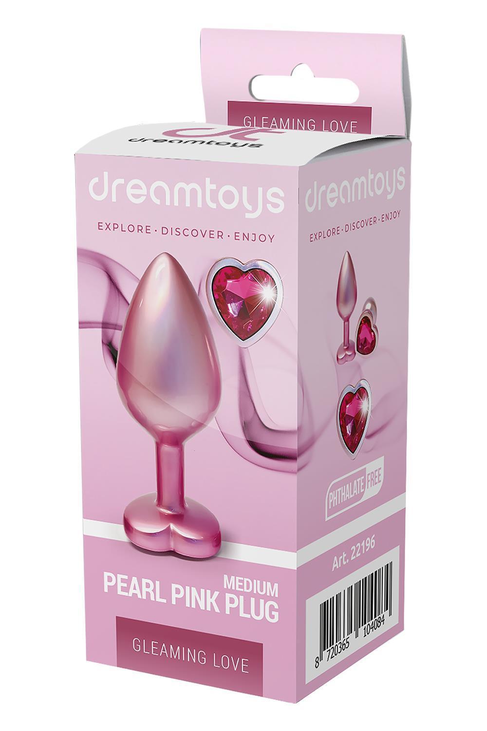 Gleaming-Love-Pearl-Pink-analni-kolik-M-6 Gleaming Love Pearl Pink anální kolík M