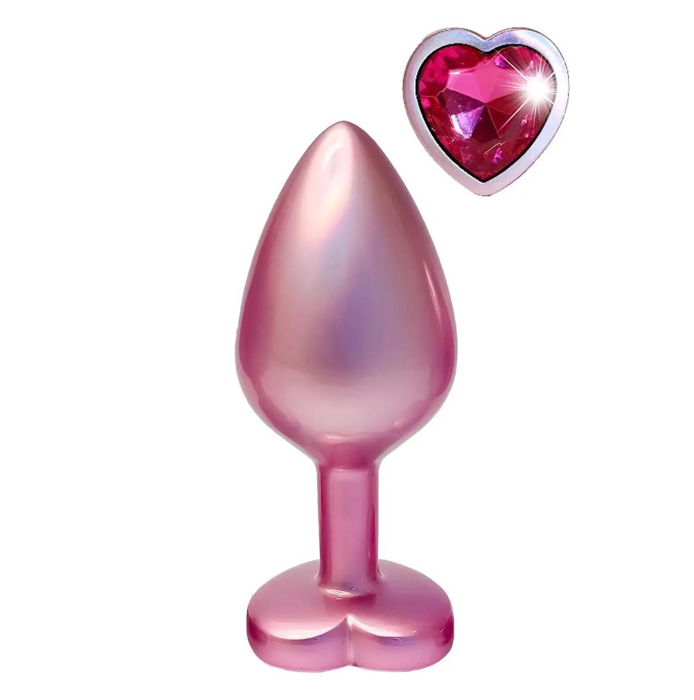 Gleaming-Love-Pearl-Pink-analni-kolik-M Gleaming Love Pearl Pink anální kolík M