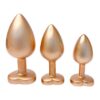 Gleaming Love Pearl gold Set análních kolíků