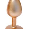 Gleaming Love Pearl gold anální kolík S