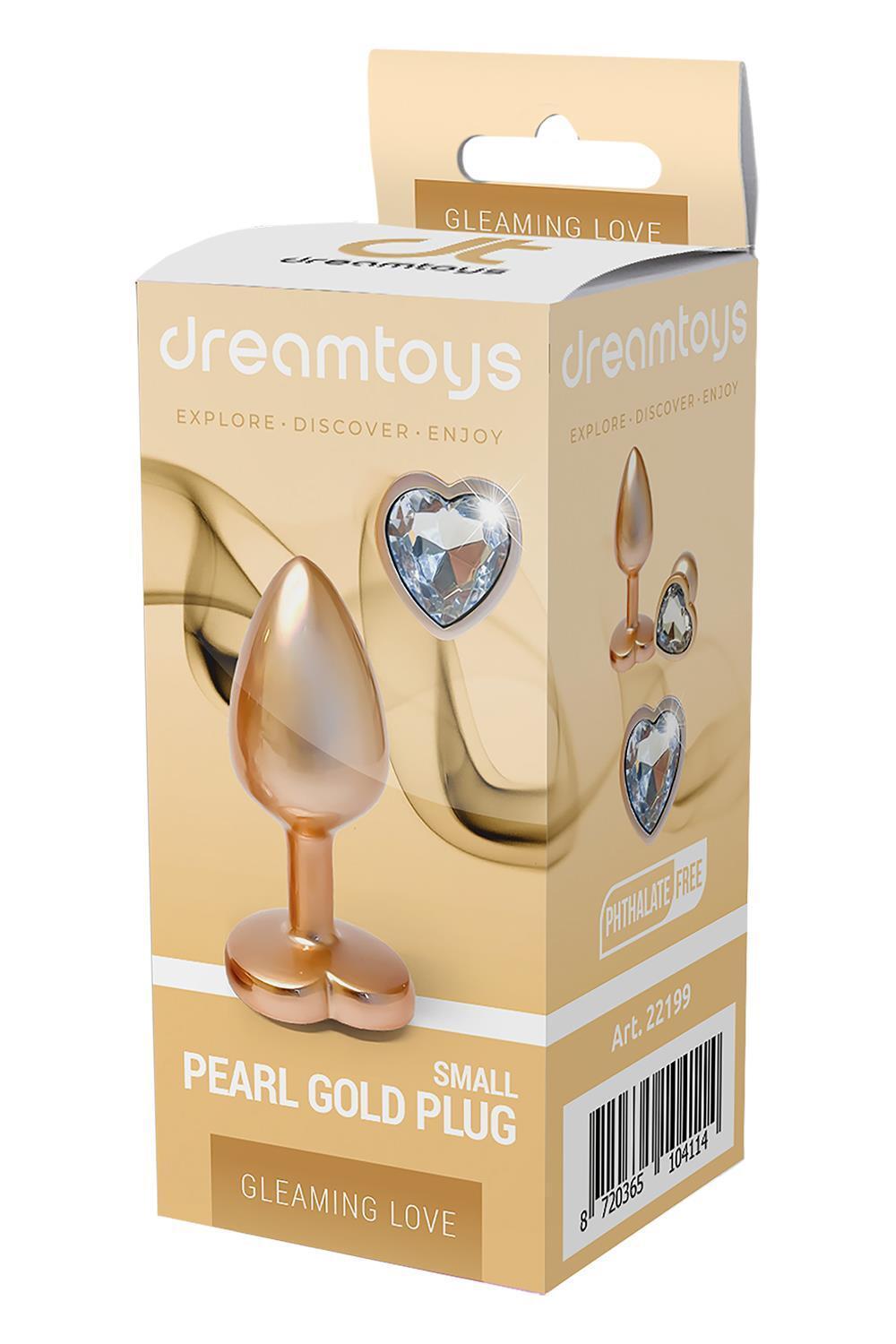 Gleaming-Love-Pearl-gold-analni-kolik-S-4 Gleaming Love Pearl gold anální kolík S