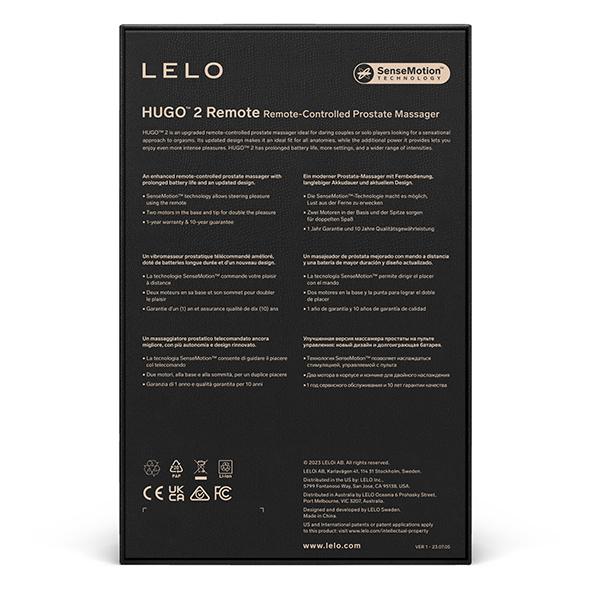 LELO-Hugo-2-Remote-stimulator-prostaty-Black-6 LELO Hugo 2 Remote stimulátor prostaty - Black