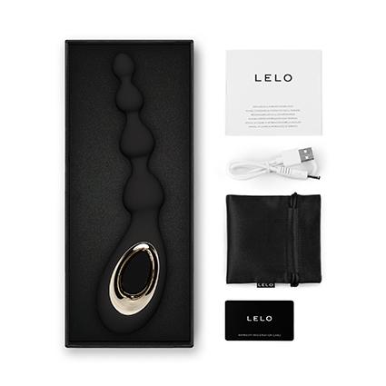 LELO-Soraya-Beads™-vibracni-analni-korale-cerne-2 LELO Soraya Beads™ vibrační anální korále - černé