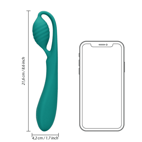 Loveline-G-Spot-vibrator-Blue-Grass-8 Loveline G-Spot vibrátor - Blue Grass