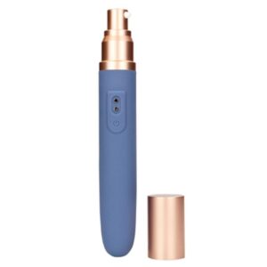 Loveline Travel minivibrátor s lubrikačním gelem 2v1 - Blue Horizon