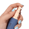 Loveline Travel minivibrátor s lubrikačním gelem 2v1 - Blue Horizon