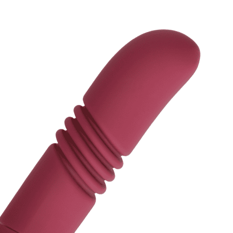 Loveline-oboustranny-vibrator-vinovy-10 Loveline oboustranný vibrátor - vínový