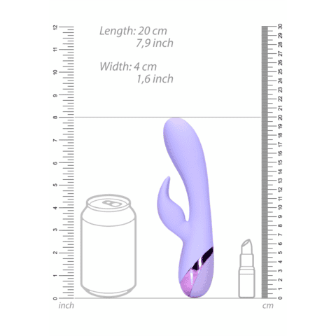 Loveline-rabbit-vibrator-fialovy-2 Loveline rabbit vibrátor - fialový